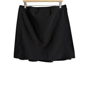 Rip Skirt Wrap Swimsuit Coverup Women's Large Black Beach Cruise Pool Stretch